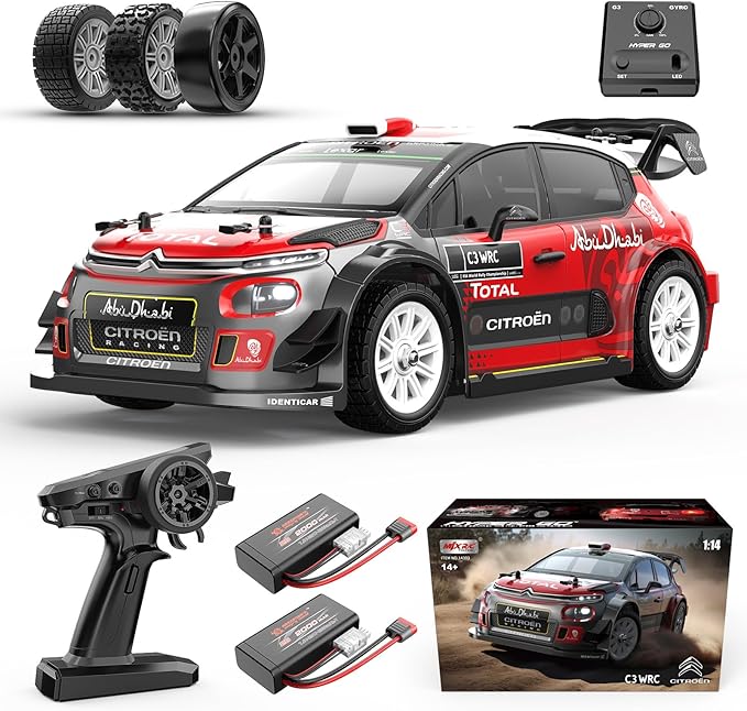 2S Brushless Hochleistungs-Rennwagen!Meijiaxin 1:14 Full-Scale High-Speed Drift Rennwagen, offiziell lizenziertes WRC RC Modell Sportwagen Hyper Go