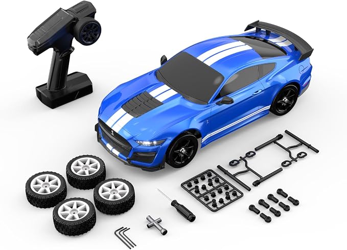 MJX Hyper Go 10306 1/10 Scale RC Drift Car - Shelby Mustang GT500 4WD High-Speed Race Car