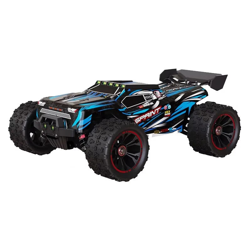 1:14 Professional Full-Scale 85km/h High-Speed Remote Control Car, Four-Wheel Drive Brushless Bigfoot Off-Road Vehicle, Metal Chassis Short-Course Truck, 3S Power Racing Model Toy, Gift for Boys, RC Car